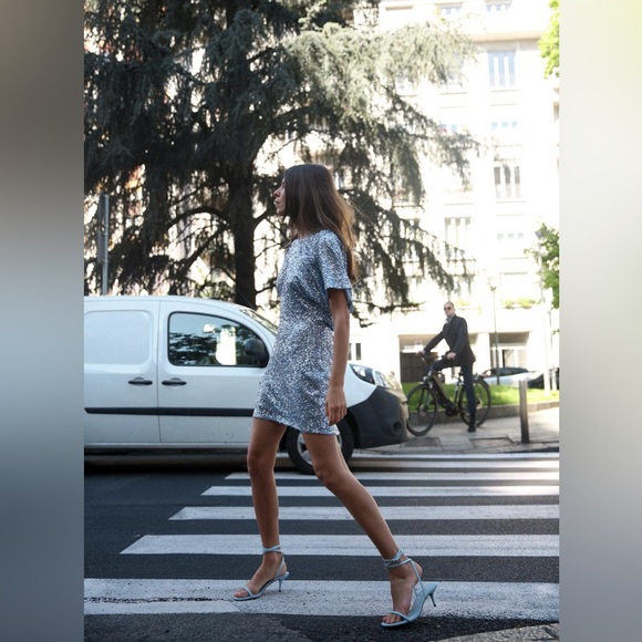 ZARA SHORT SEQUIN DRESS NWT - Picture 3 of 8